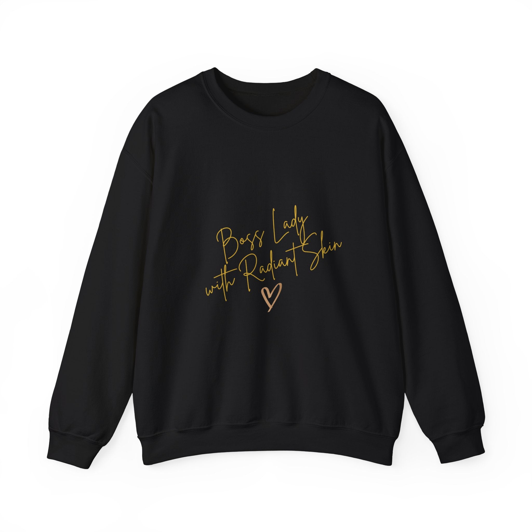 Boss Lady Butterfly Unisex Heavy Blend™ Crewneck Sweatshirt - Inspirational Gift for Women