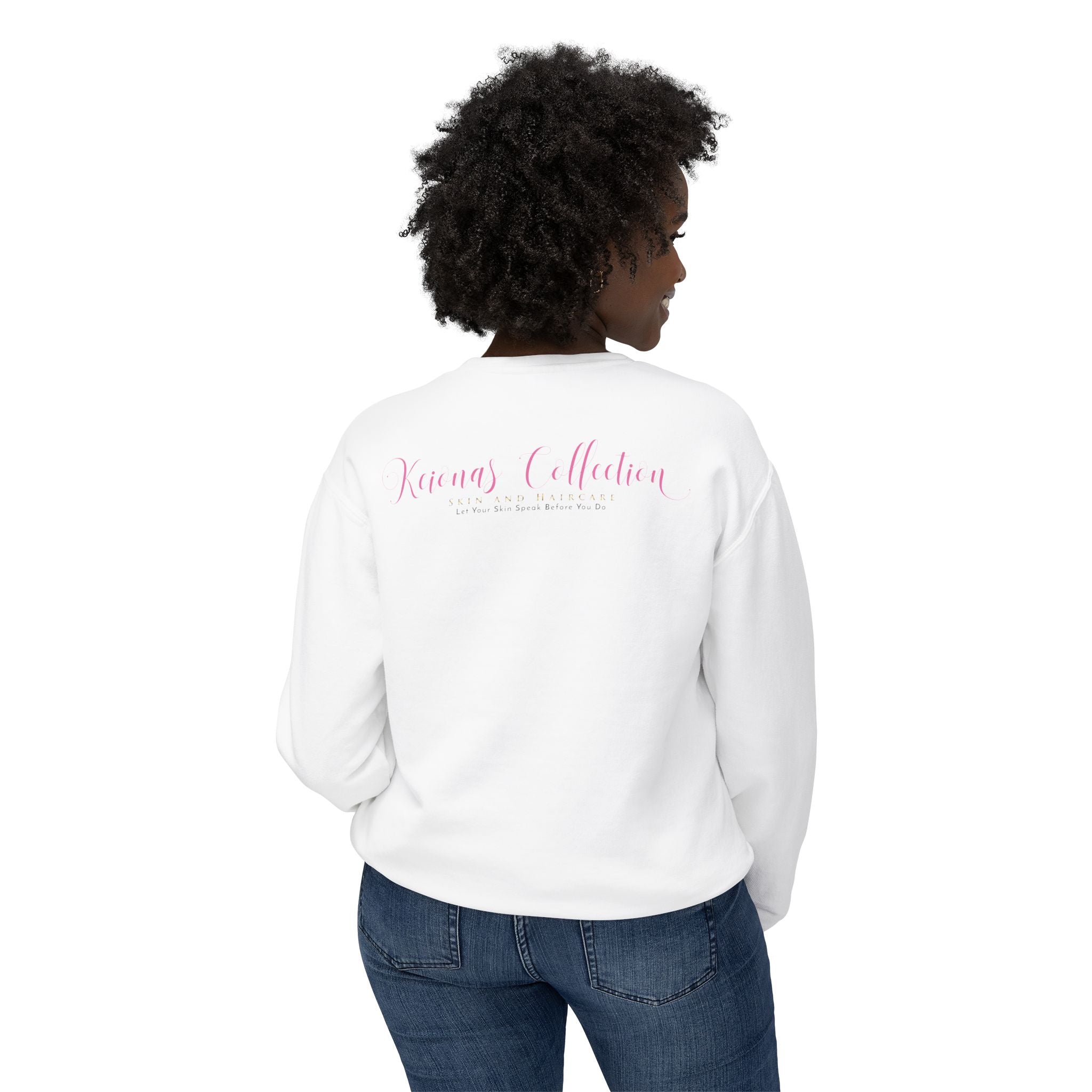 Boss Lady Unisex Lightweight Crewneck Sweatshirt - Radiant Skin Collection