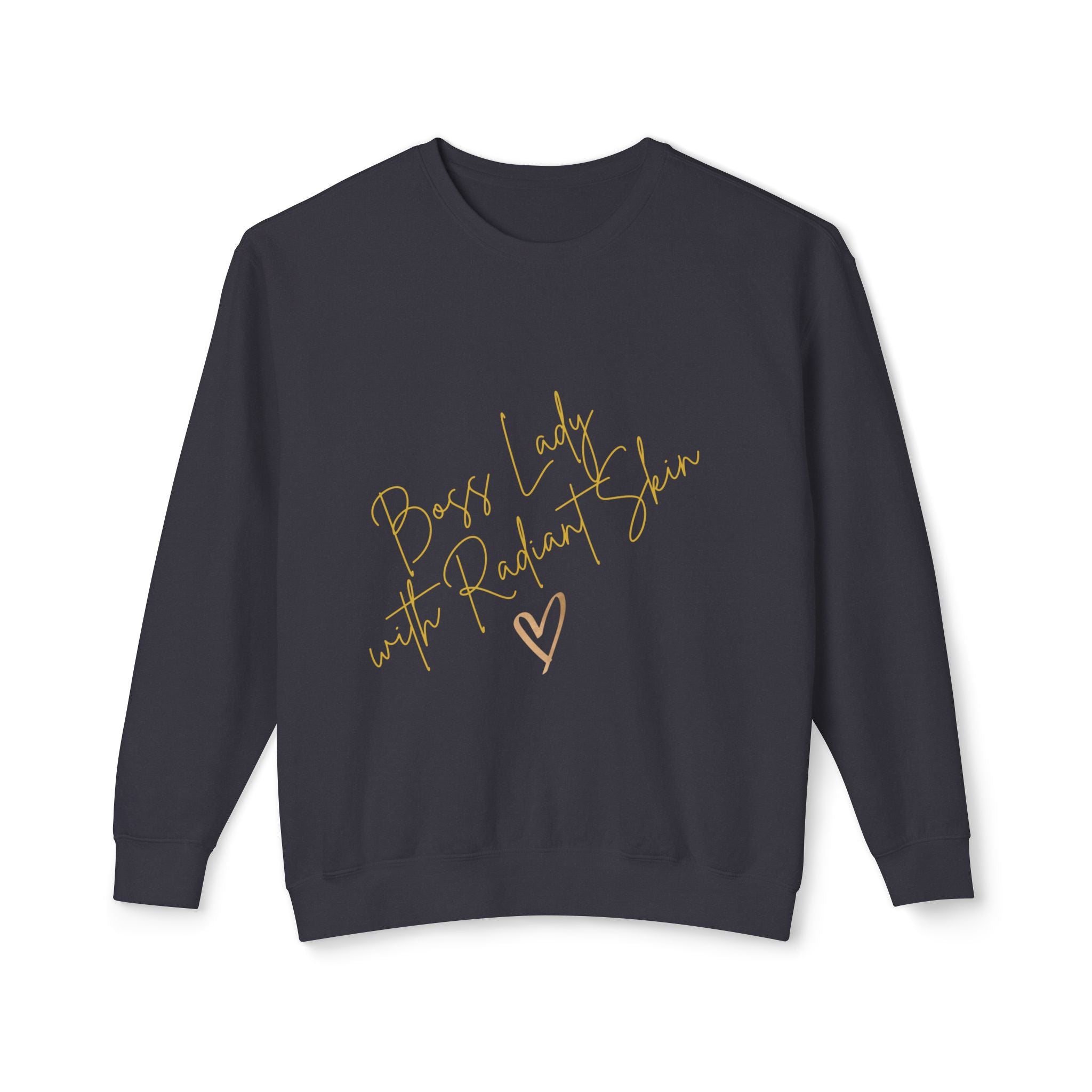 Boss Lady Unisex Lightweight Crewneck Sweatshirt - Radiant Skin Collection